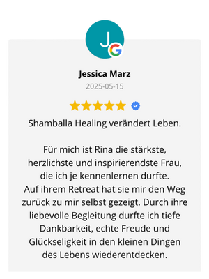 Testimonial Shamballa Healing Jessica